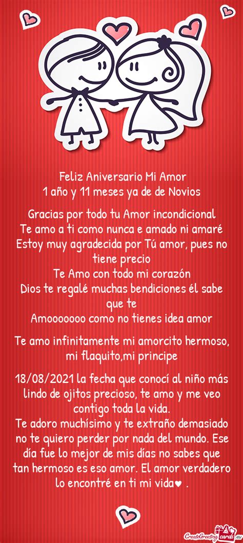 Feliz Aniversario Mi Amor Free Cards