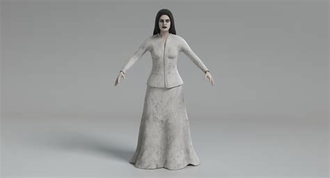 3d Female Ghost Model Turbosquid 1406157