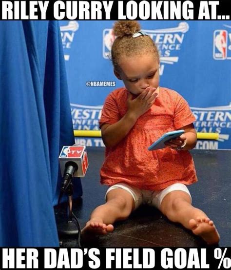 Your daily dose of fun! Even Riley Curry cannot believe it. #Warriors - http://nbafunnymeme.com/nba-memes/even-riley ...