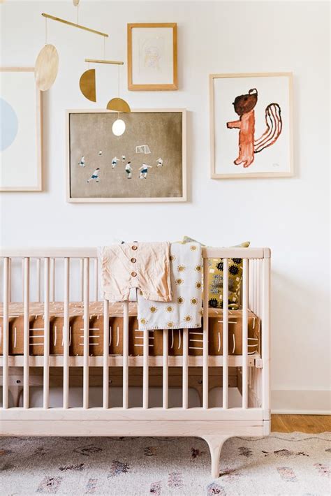 The sophistication of the space makes it perfectly suited for a bohemian nurseries are practically guaranteed to be gender neutral. An Organic Modern, Gender Neutral Nursery Reveal | Nursery neutral, Kids room design, Nursery decor