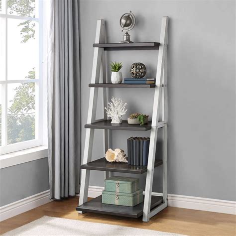 Ashlyn 72 Ladder Bookcase Bayside Furnishings Ladder Shelf Decor