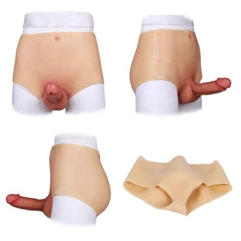 Artificial Penis Silicone Panties Strap On Realistic Dildo Pants Huge Big Penis EBay
