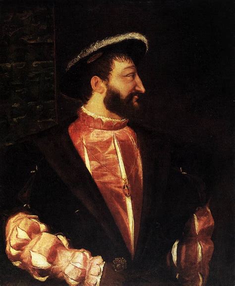 Portrait Of Francis I 1538 1539 Ticiano Vecellio