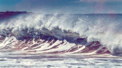 Wallpaper Sea Shore Waves Coast Horizon Cloud Ocean 2560x1440