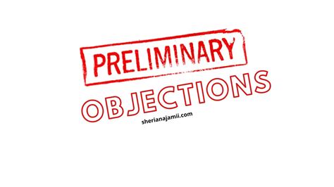 What Is A Preliminary Objection Guide Sample Sheria Na Jamii