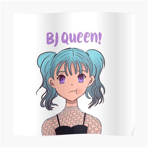 Cute Anime Blowjob Mask Poster By Skiamdesigns Redbubble