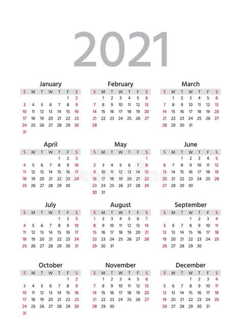 Calendar 2021 2022 2023 2024 2025 2026 2020 Years Vector