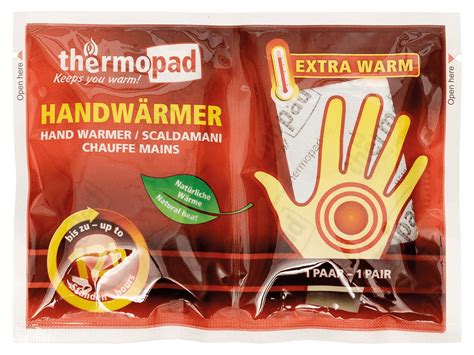 Thermopad Warmer Hand 12h Warmth Fire And Heat