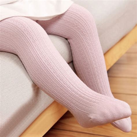Soft Cotton Baby Girl Tights Infant Solid Leg Warmers Pantyhose Newborn
