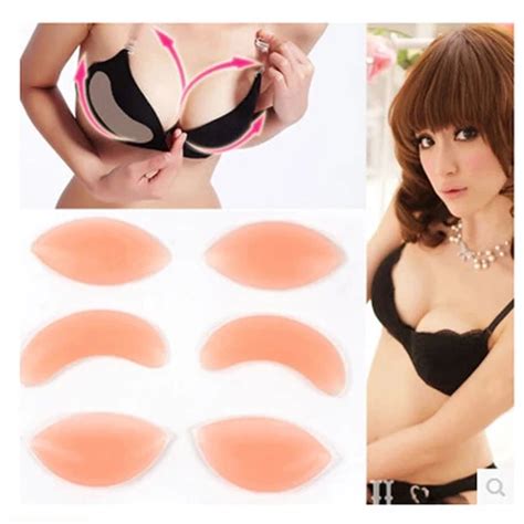 5pair 3 Types Women Silicone Gel Bra Insert Pads Breast Uplift Enhancer Push Up Padded Bra