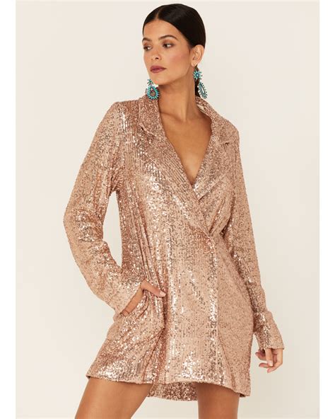 Show Me Your Mumu Women S Bazel Sequin Blazer Dress Online All The People Authentic At Best Price