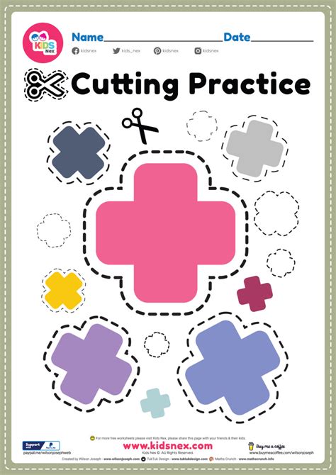 Cutting Activity Sheets Free Printable Pdf For Kids