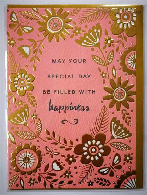 May Your Special Day Be Filled With Happiness Card Karenza Paperie