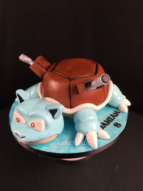 Pokémon Cake Blastoise Pokemon Cake Drop Cake Cake Decorating
