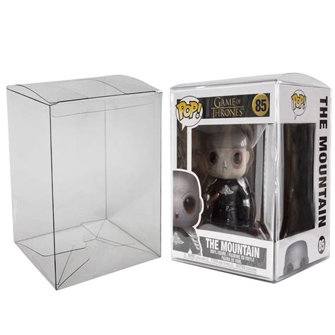 Plastic Box Protector Cases For Funko Pop 6 Inch Vinyl Clear 50mm