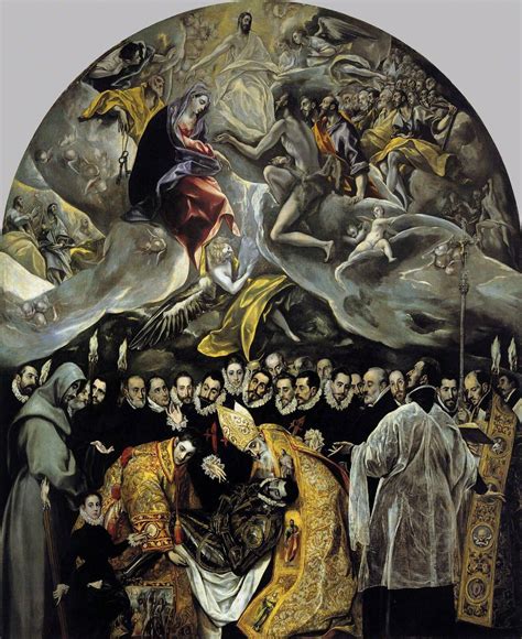 El Greco Burial Of Count Orgaz 1586 Artsy
