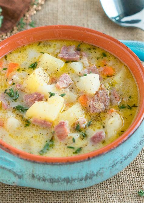Instant Pot Ham And Potato Soup Delicious Meets Healthy
