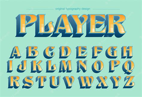 Premium Vector Classic Retro Typography Design