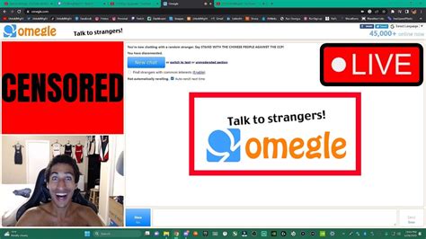 My First Time Using Omegle Talking To Strangers Come Chat With Us Sub Goal 3000 Youtube