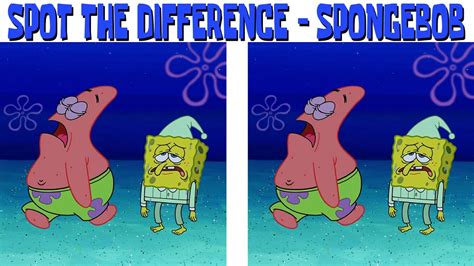 Spot The Difference Spongebob Edition 005 Youtube
