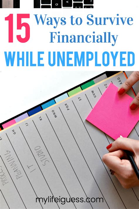 15 Ways To Survive Financially While Unemployed Budgeting Finances