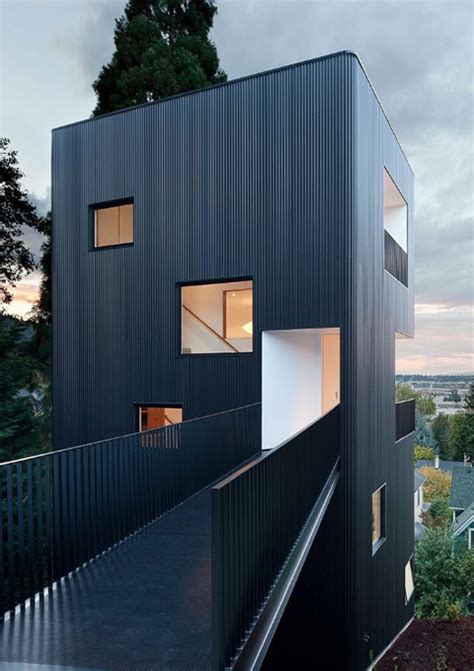 Tower House Invoking Medieval Values Modern Architecture