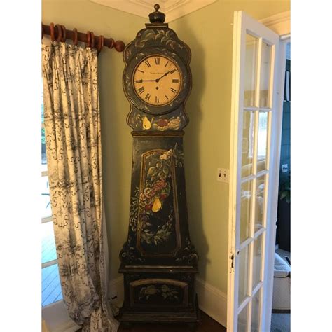 Hand Painted Grandfather Clock Chairish