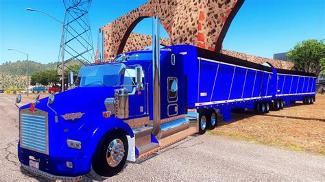 Kenworth T800 Kenmex Full Doble Remolque De Jaula Granelera Doble