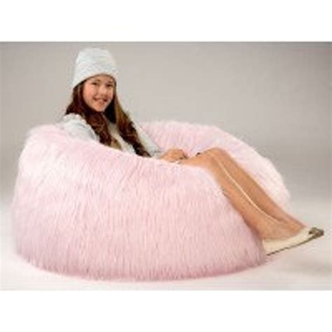 Luxury XXXL Bean Bag Pink Soft Fur For AdultsBean Bag Cover Etsy