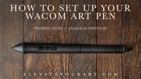How To Set Up Your Wacom Art Pen For Painting In Photoshop Cc Wacom