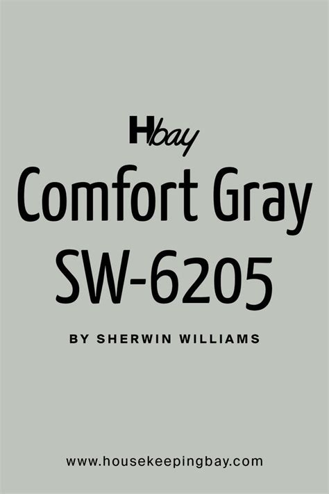 Comfort Gray Sw 6205 By Sherwin Williams In 2023 Comfort Gray Gray