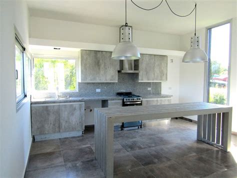 En esta oportunidad les presentamos tres cocinas con muebles de melamina en colores, estilos y tamaños innovadores y modernos. Mueble de Cocina en Melamina Concreto Meropolitan