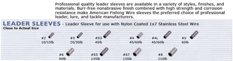 Afw Leader Sleeves Size Chart Sportcarima