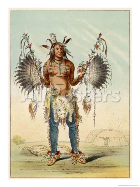 Want to discover art related to nativeamerican? 'Medicine Man of the Mandan People' Giclee Print - George ...