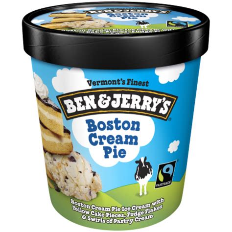 Ben And Jerrys Boston Cream Pie Ice Cream 16 Fl Oz Foods Co