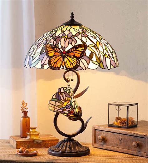 Stained Glass Butterfly Lamp Wind And Weather