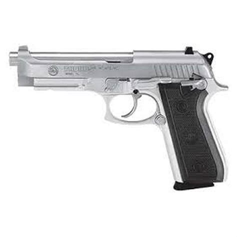 Taurus Pt92 Semi Automatic 9mm 5 Barrel Fixed Sights Stainless