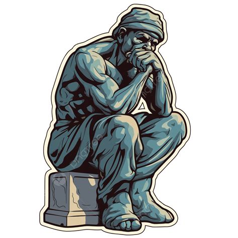 The Thinker Statue Png