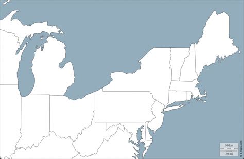Printable Map Of Northeast Us Printable Maps Printable Printable Map