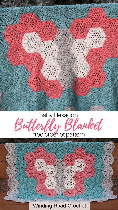 Butterfly Baby Blanket Crochet Pattern Winding Road Crochet