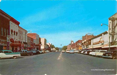 Russellville Arkansas Street Scene Vintage Postcard Historic Photo