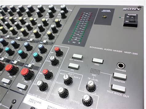 Sony Mxp 290 Professional Mixer 8 Channel Audio Mixer Mxp290 Ebay
