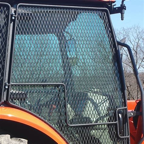 Protective Cage Door Kit For Kubota Deluxe Utility M Series Cab Tractors