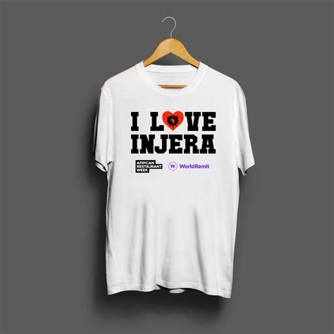 I Love Injera T Shirt African Restaurant Week