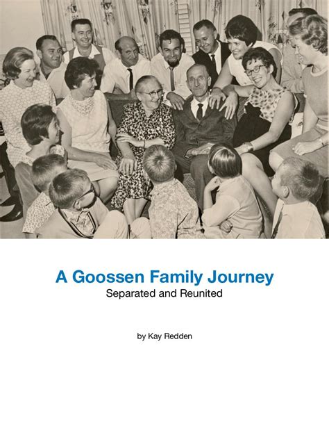 Johan goosen in myheritage family trees (unrau web site). A Goossen Family Journey - Separated and Reunited | Book ...