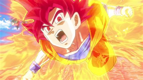 Answers to the name of god: Goku in God Mode