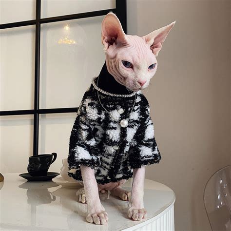 Cat Sweater Pattern Crochet Sphynx Cat Clothes Luxury Etsy Uk