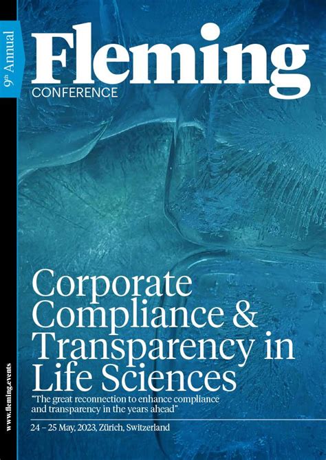 Corporate Compliance And Transparency In Life Sciences