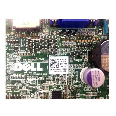 Malaysia Dell Optiplex 990 Socket 1155 Usff Motherboard Mainboard Pgkwf
