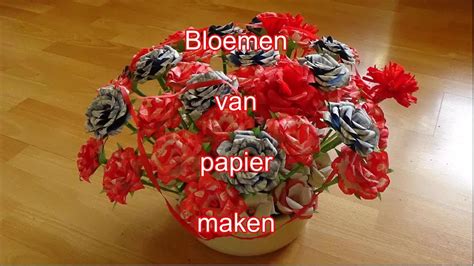 Bloemen Van Papier Maken Youtube